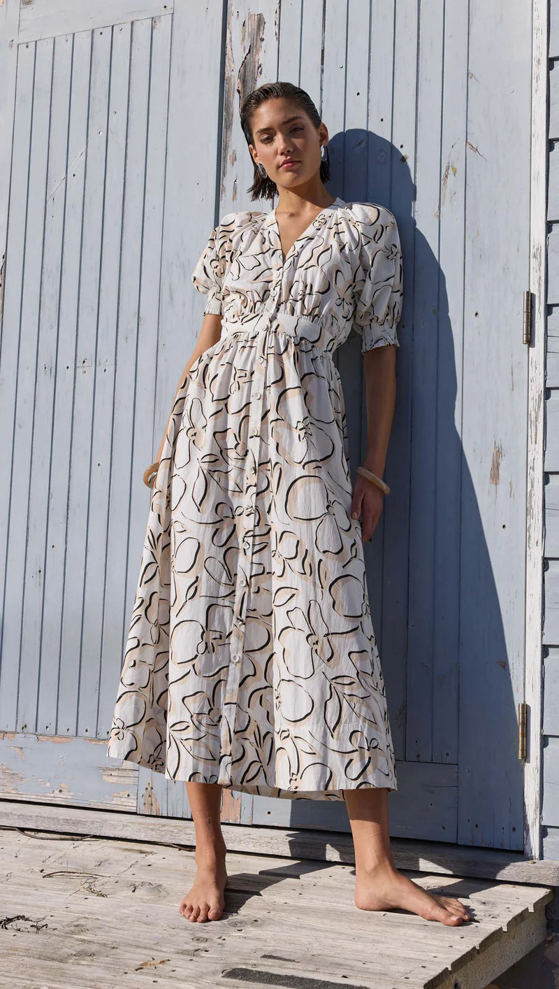 Staple the Label Amina Midi Dress