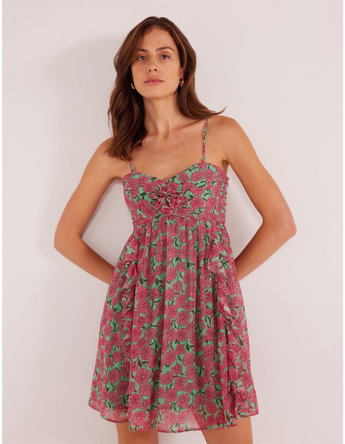 MINKPINK Grace Babydoll Mini Dress