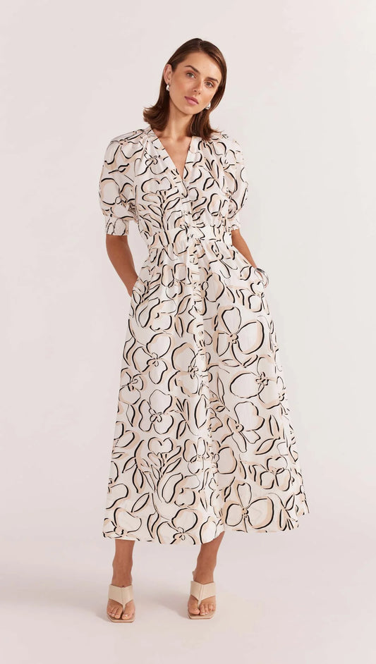 Staple the Label Amina Midi Dress