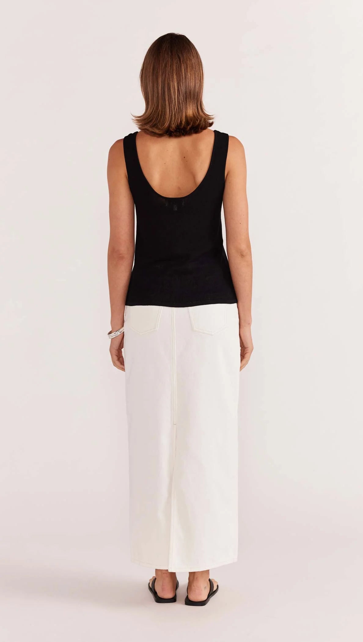 Staple The Label Dusk Sheer Knit Tank