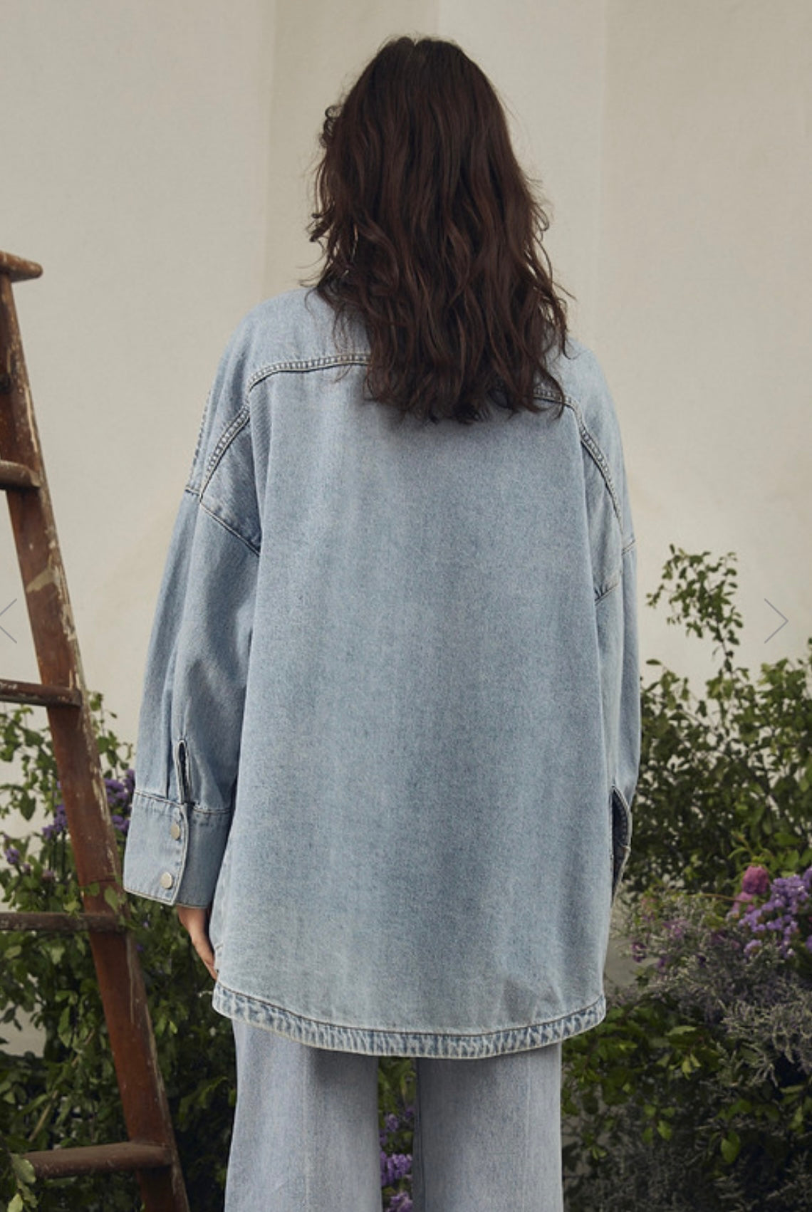 Bohemian Traders Oversized Shirt Denim Ice Blue