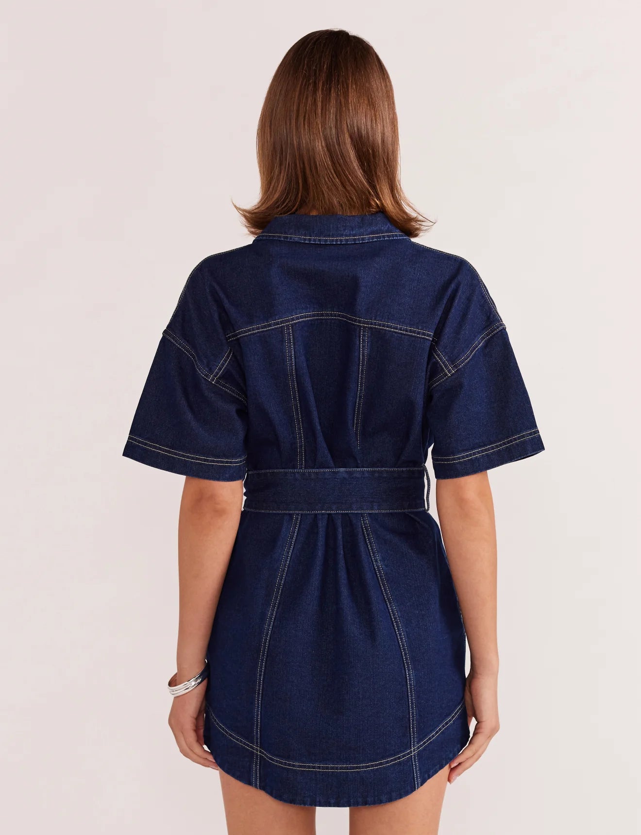 Staple The Label Luca Denim Mini Dress