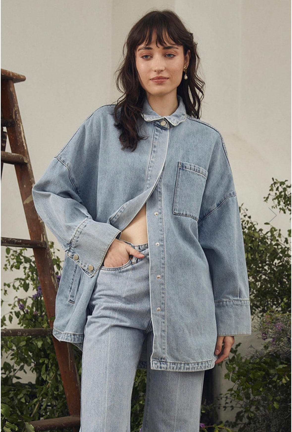 Bohemian Traders Flare Jean Ice Blue