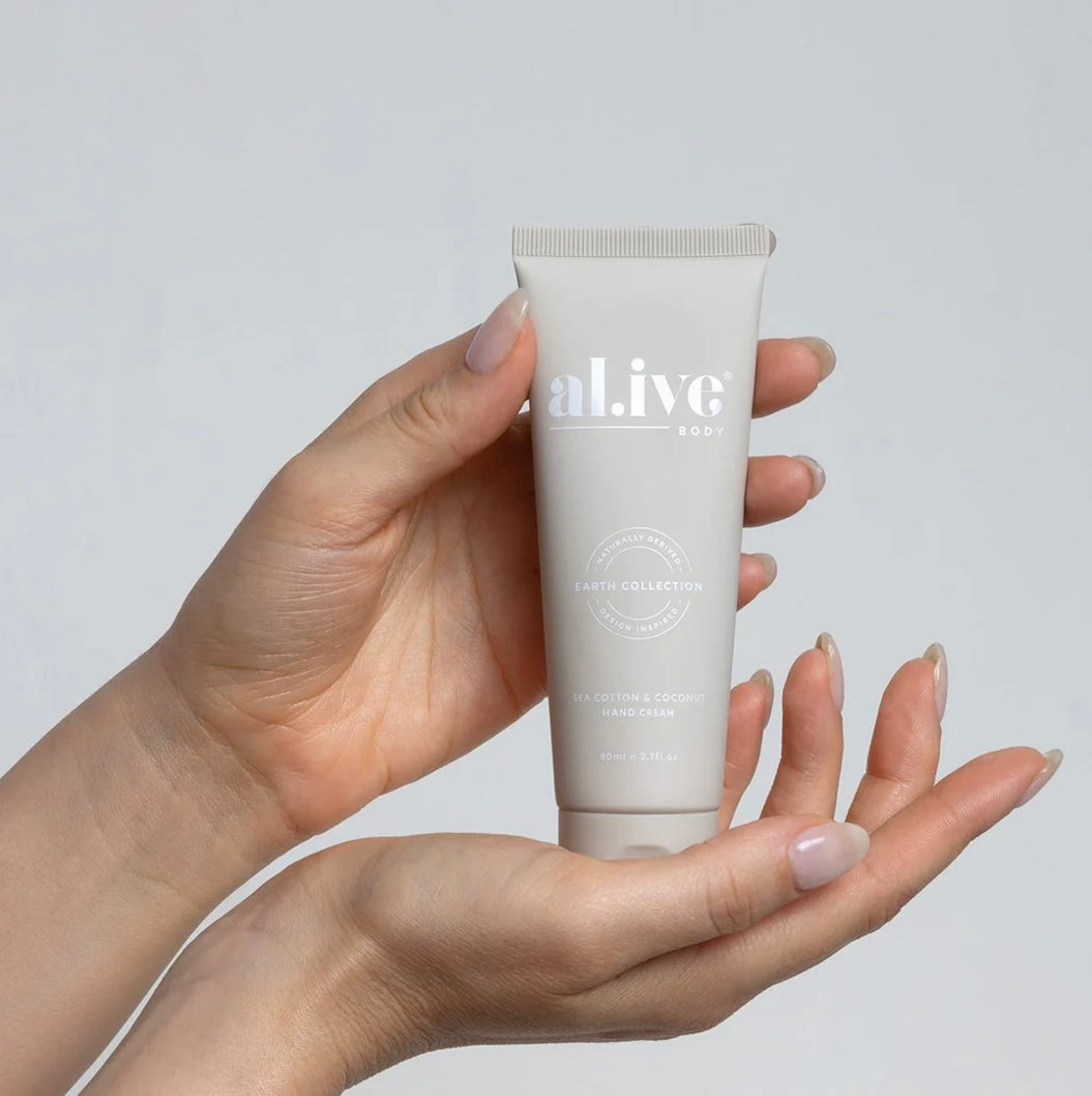 ALIVE BODY Hand Cream - Sea Cotton & Coconut