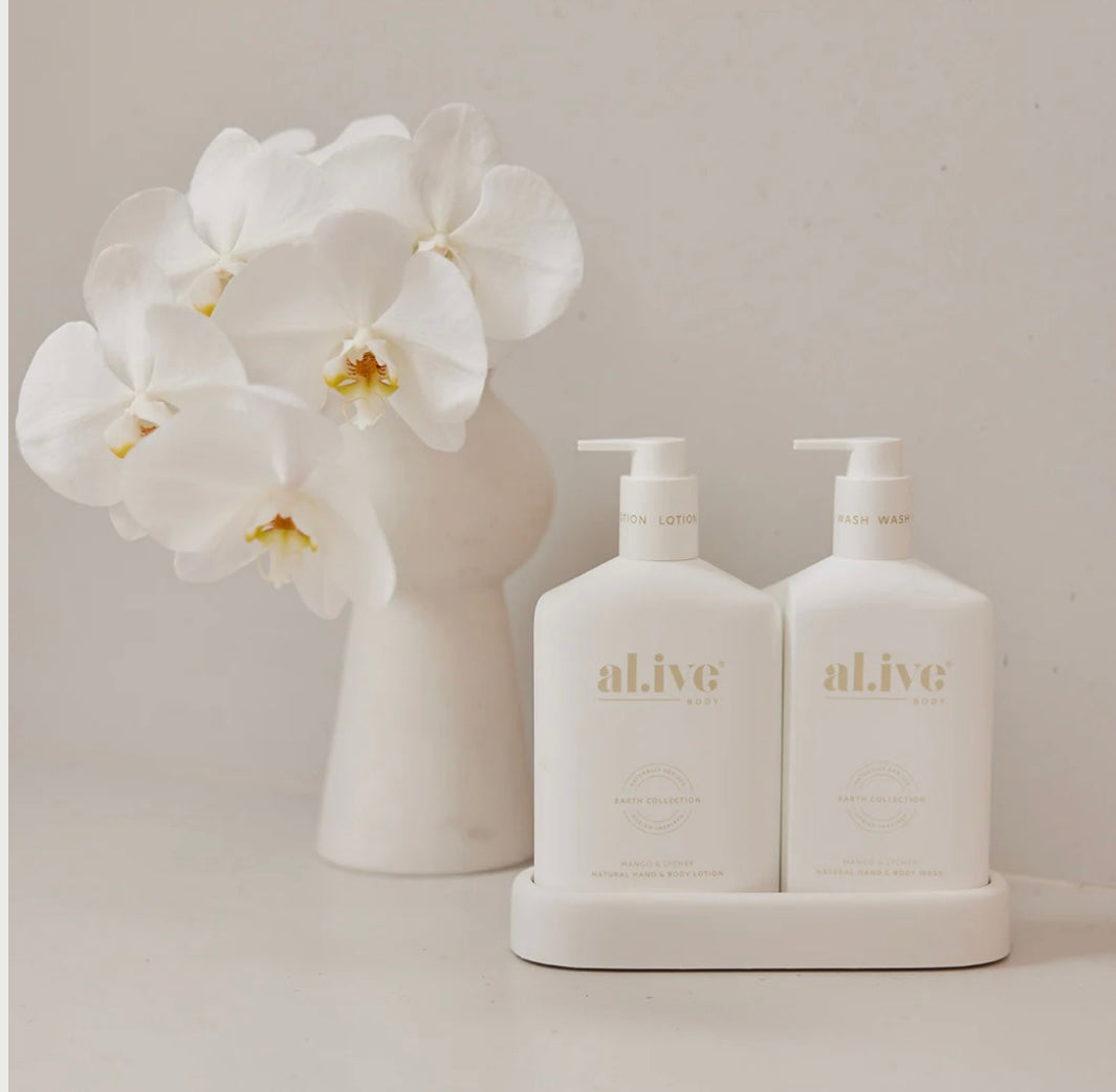 ALIVE BODY Wash & Lotion Duo - Mango & Lychee