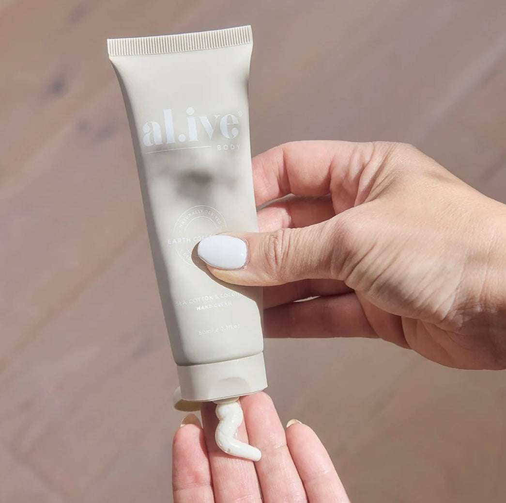 ALIVE BODY Hand Cream - Sea Cotton & Coconut