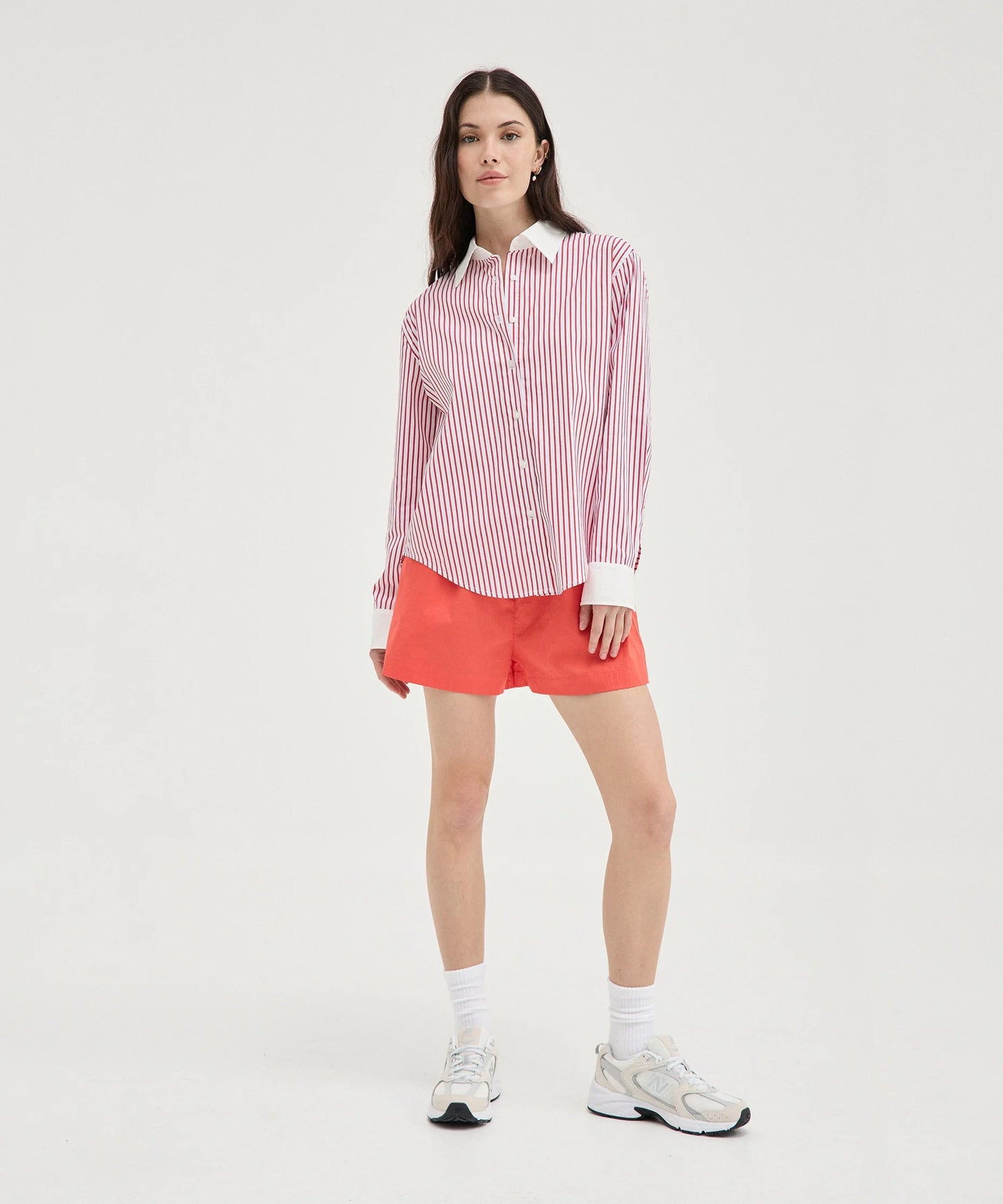 Holiday Shop Cotton Shorts - red