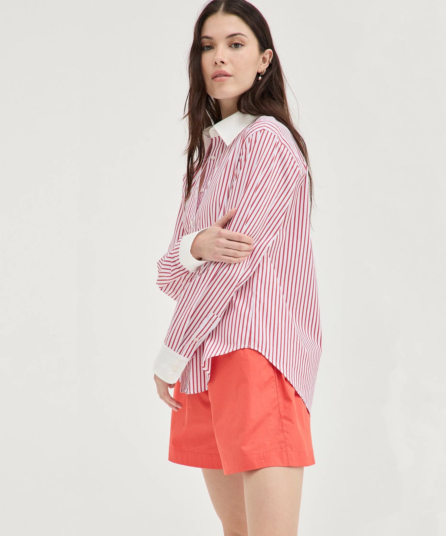 Holiday Shop Red Striped Shirt
