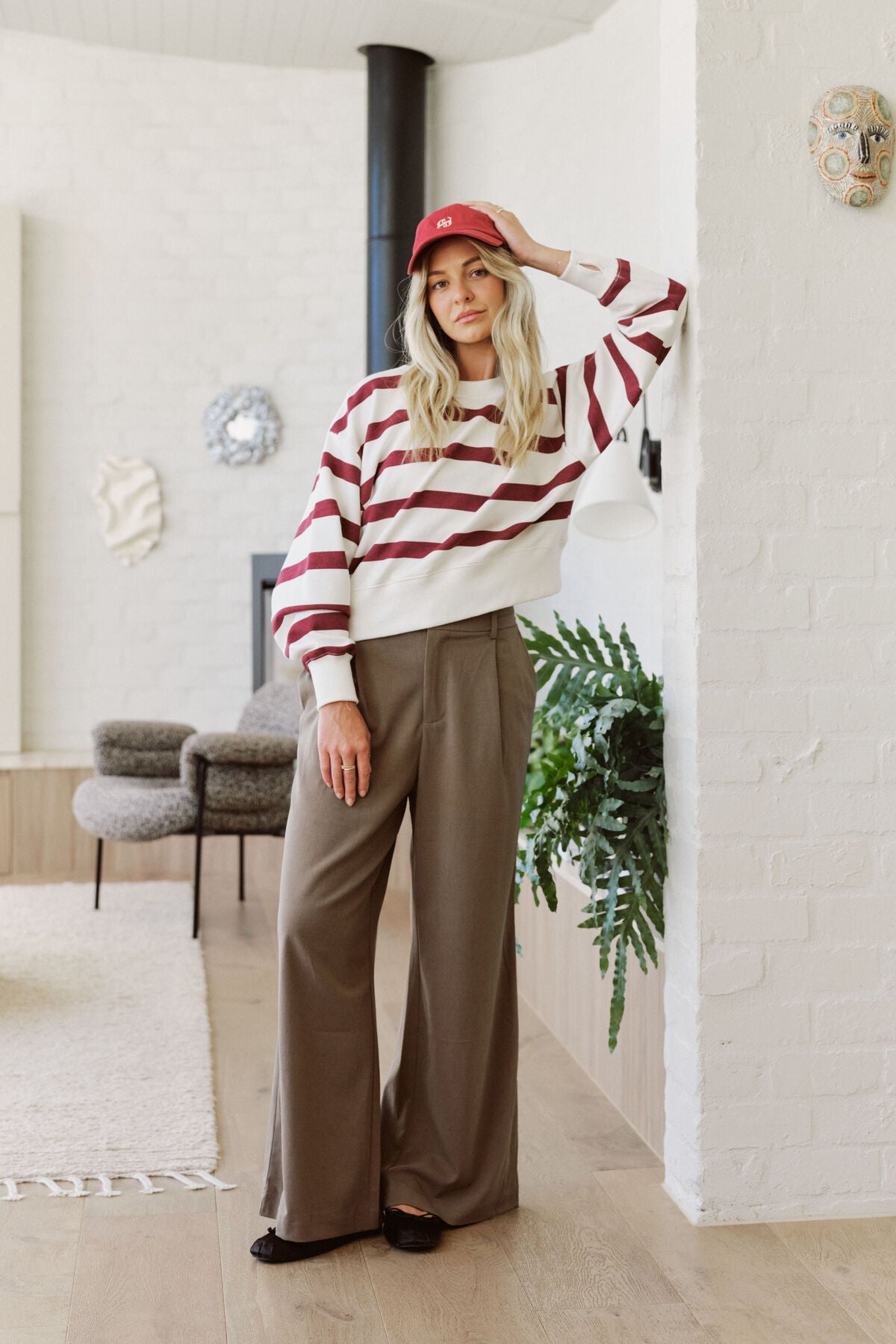 Ceres Life Pleat Pant - deep moss suiting