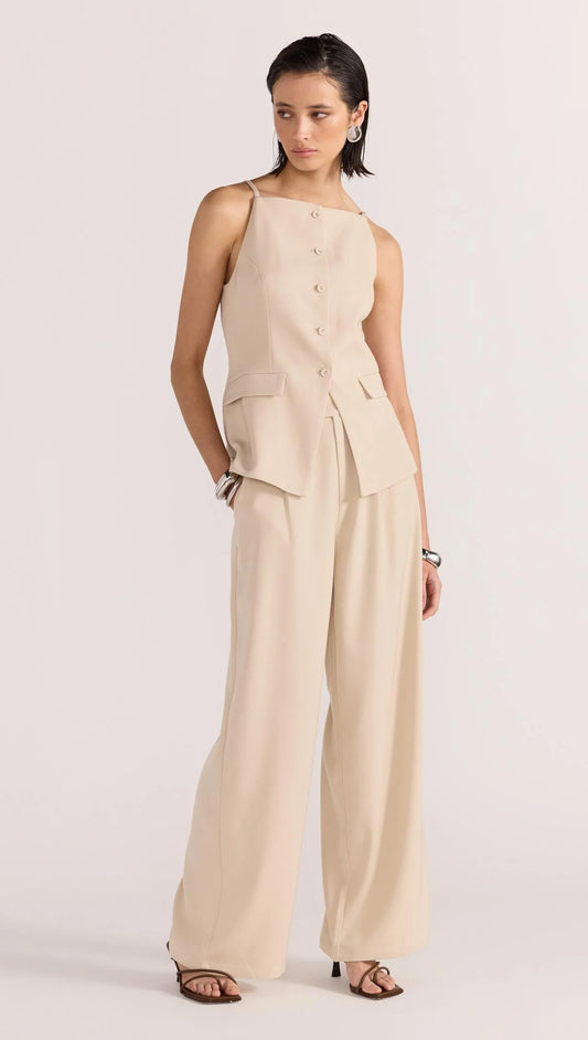 Staple the Label Hayden Longline Vest - beige