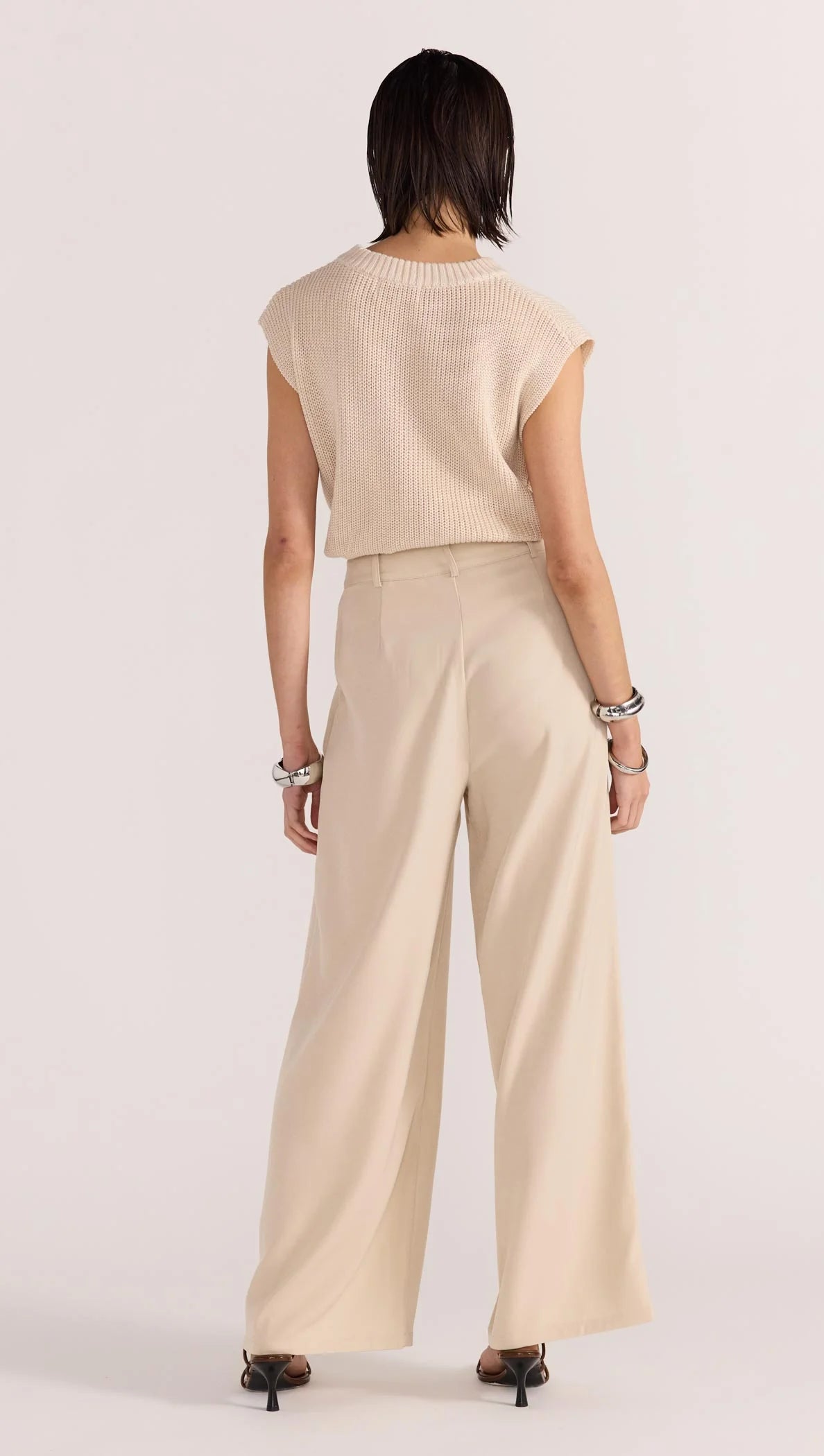 Staple the Label Hayden Wide Leg Pants - beige