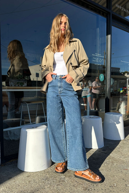 Ceres Evie Wide Leg Jean - fresh indigo
