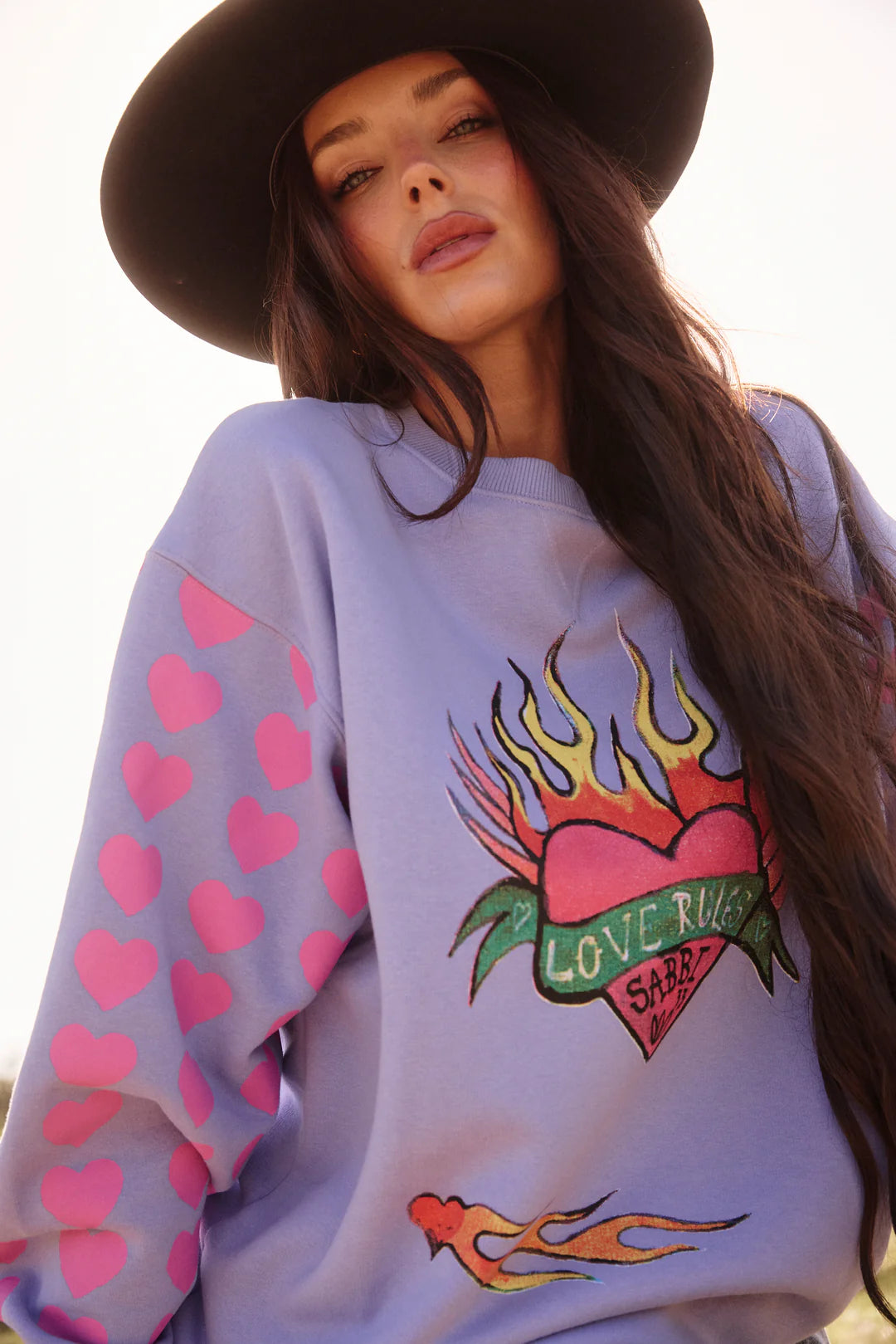 Sabbi Words Have Power Diego Jumper - lilac