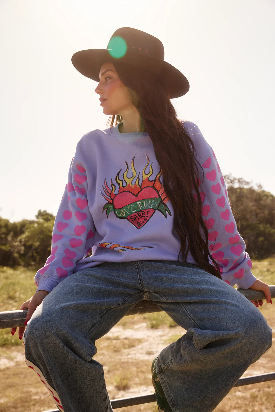 Sabbi Words Have Power Diego Jumper - lilac