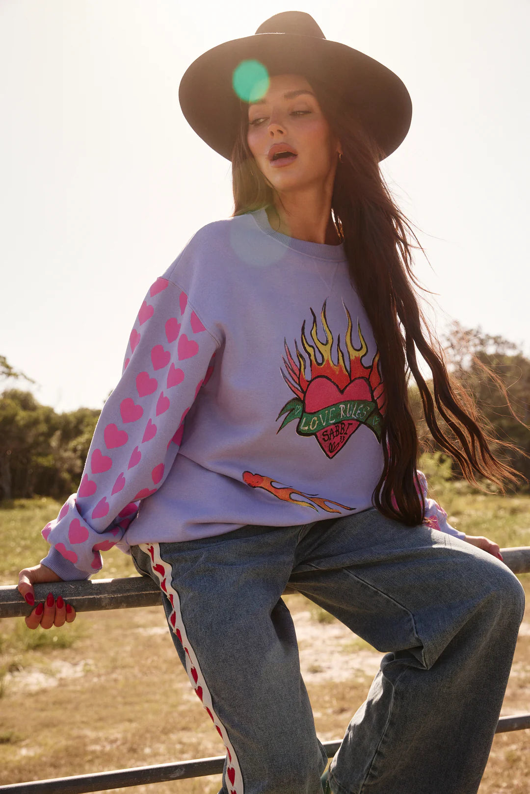 Sabbi Words Have Power Diego Jumper - lilac