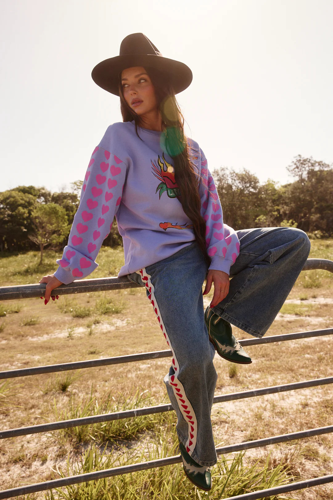 Sabbi Words Have Power Diego Jumper - lilac