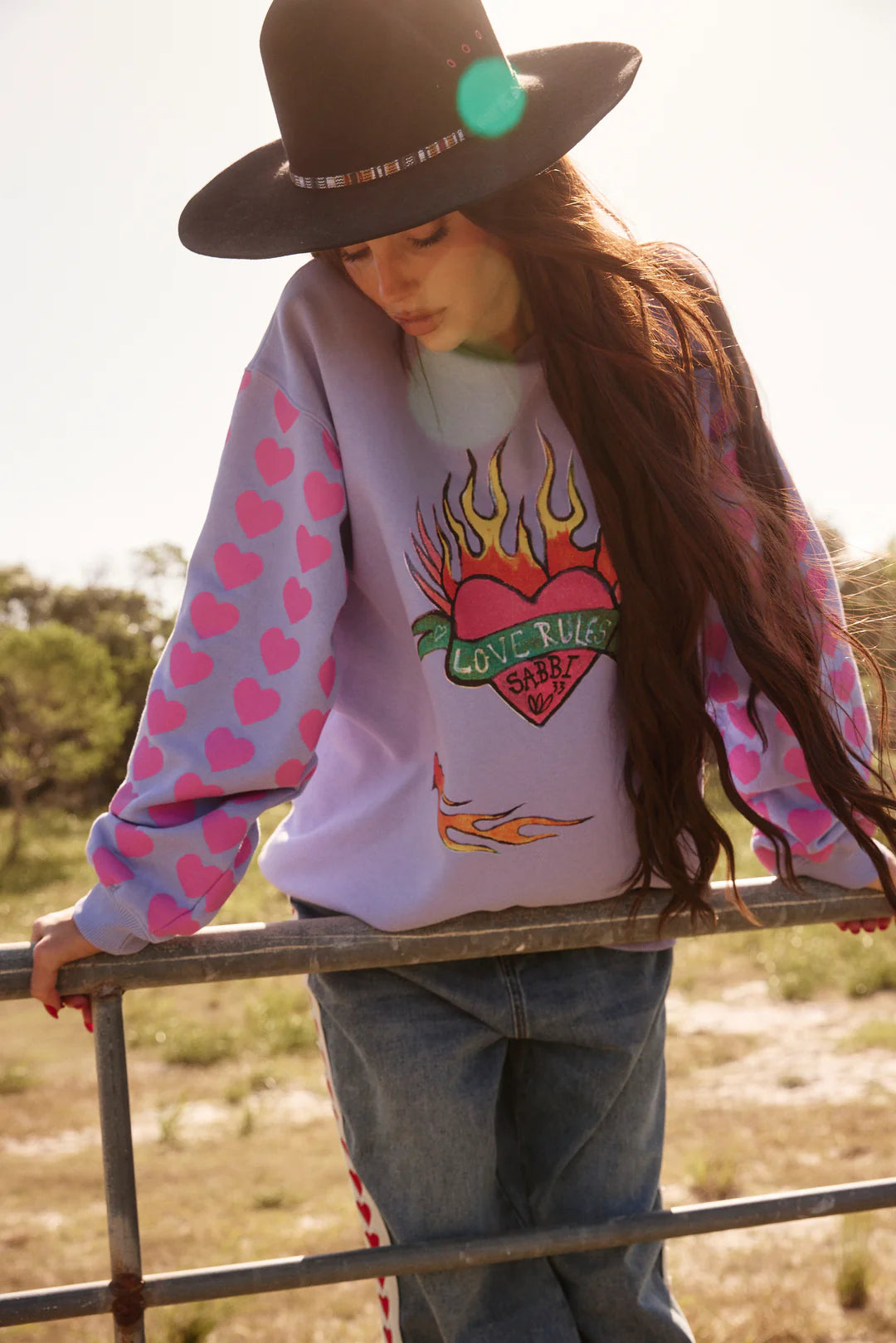 Sabbi Words Have Power Diego Jumper - lilac