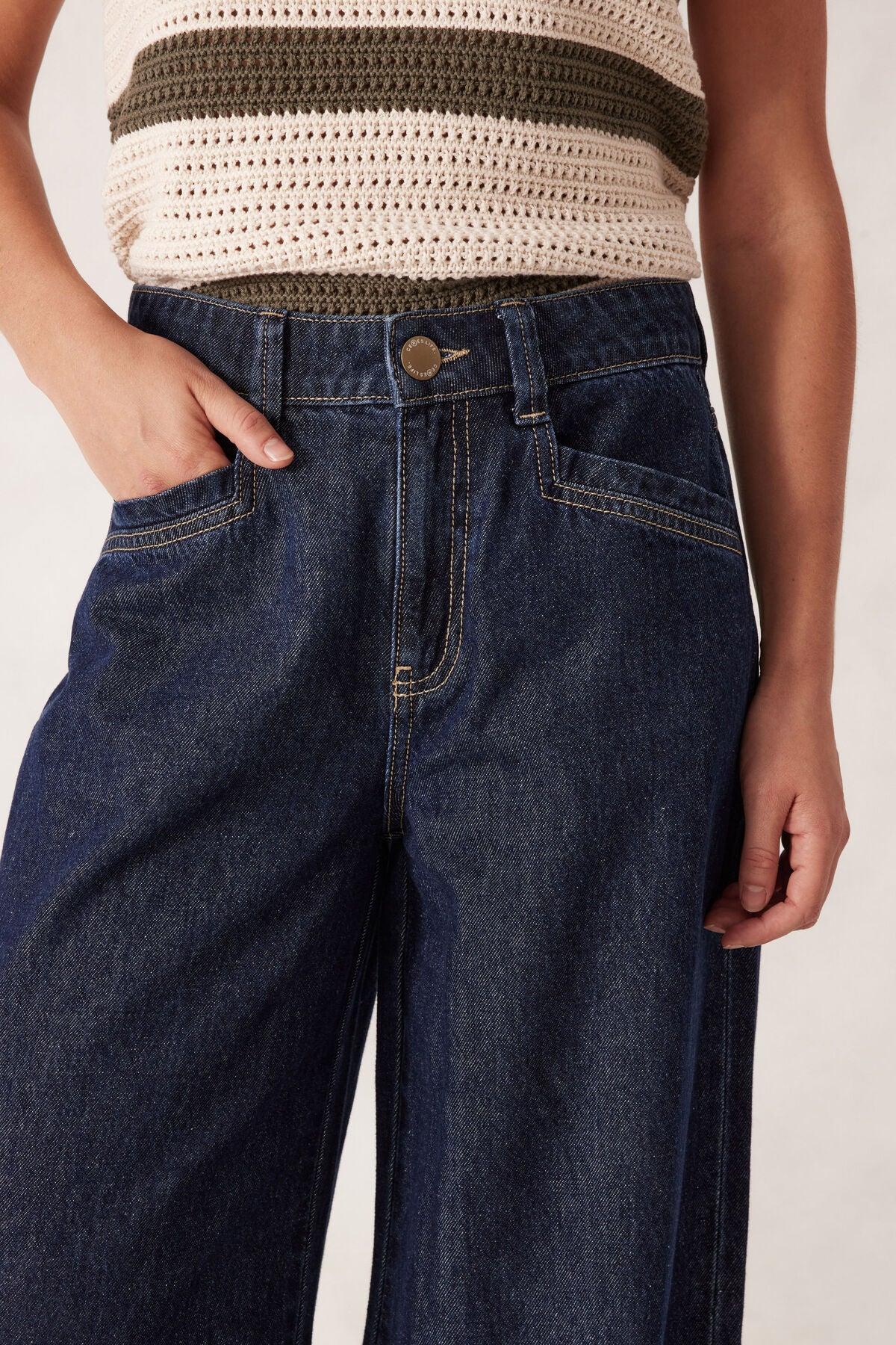 Ceres Drew Soft Wide Jean - midnight