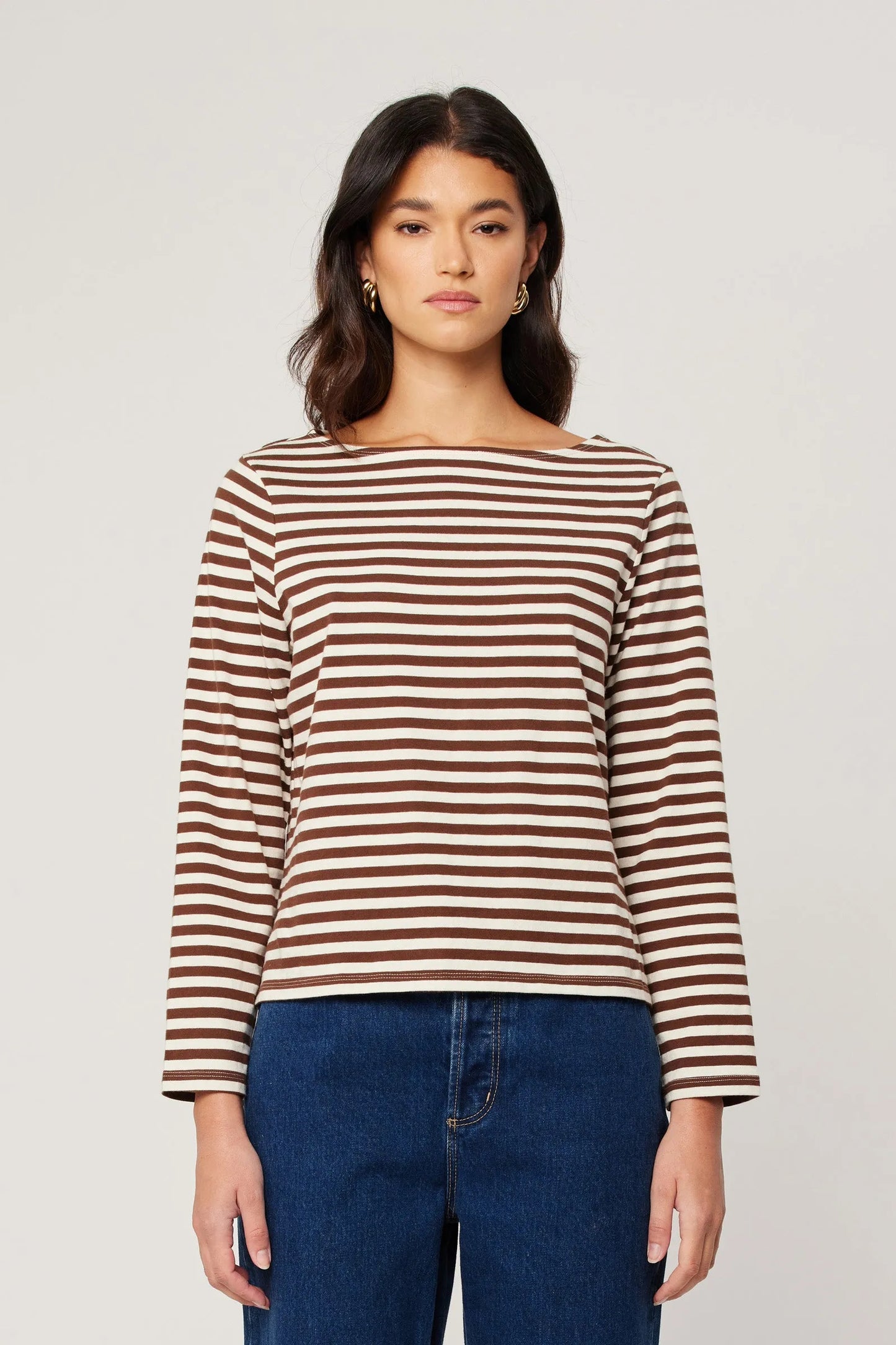 ROLLA’S Classic Sailor Tee - nutmeg