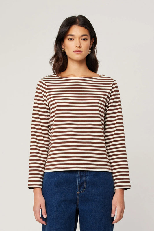 ROLLA’S Classic Sailor Tee - nutmeg