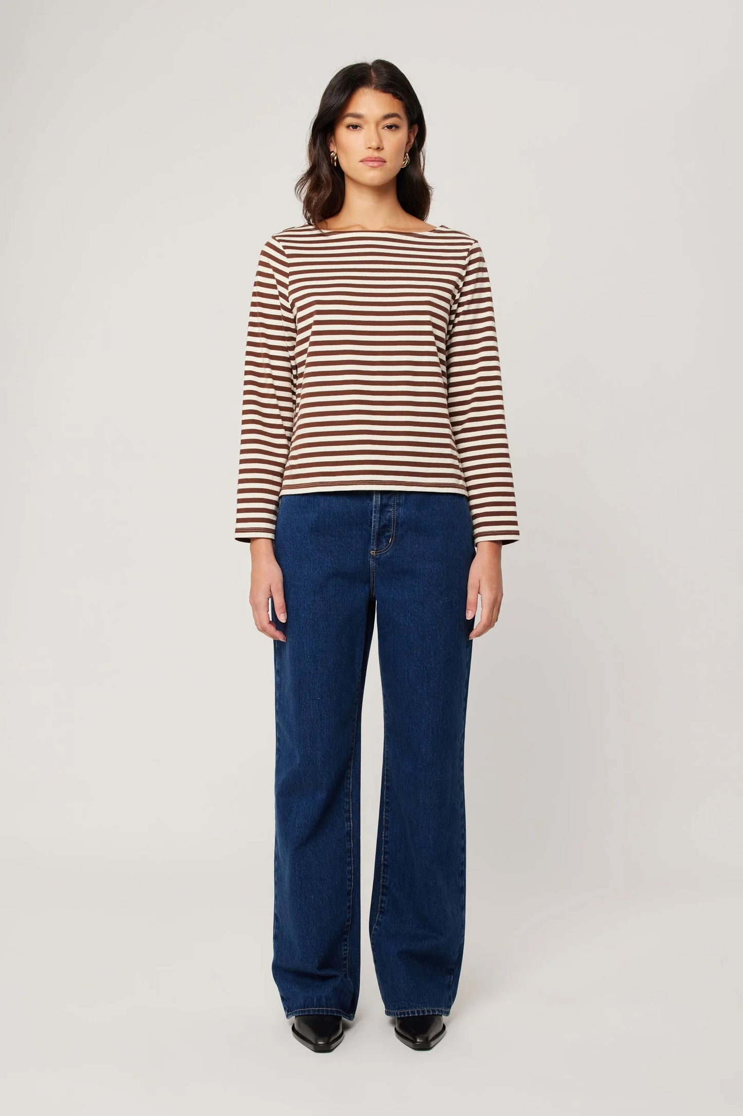 ROLLA’S Classic Sailor Tee - nutmeg