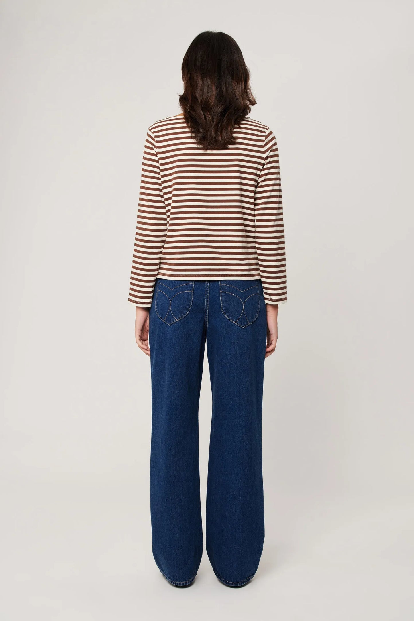 ROLLA’S Classic Sailor Tee - nutmeg