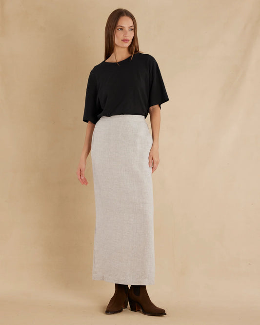 AMELIUS Bondi Crew Neck Tee Black