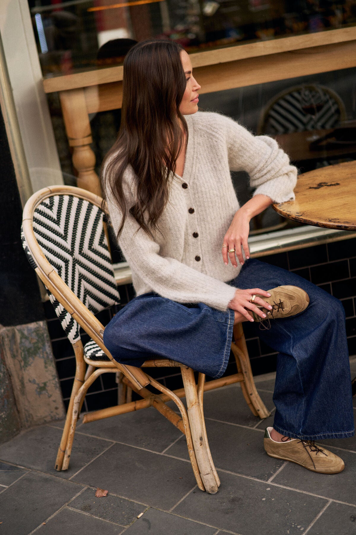 Ceres Birdie Lofty Cardi - silver Marle