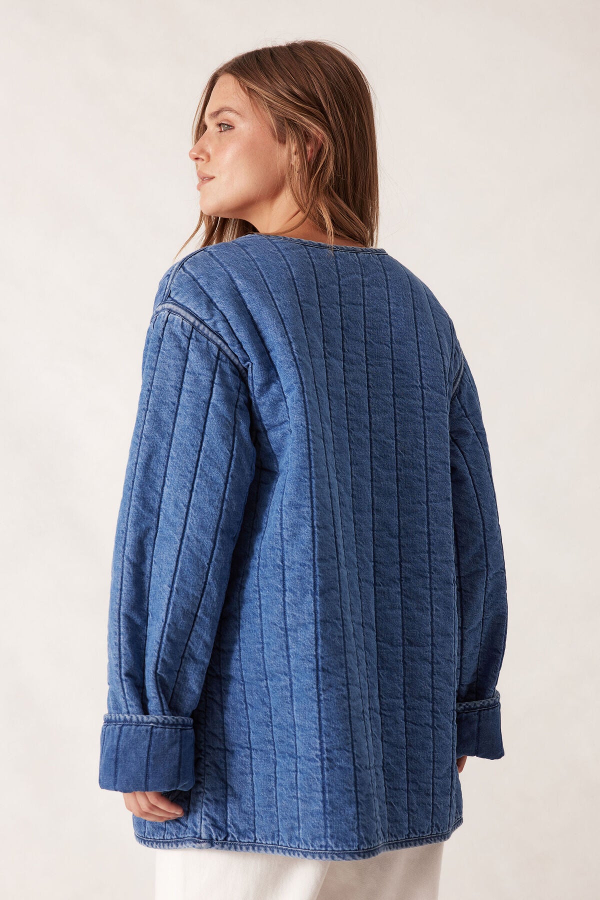 Ceres Life Comfy Quilted Jacket - fresh indigo