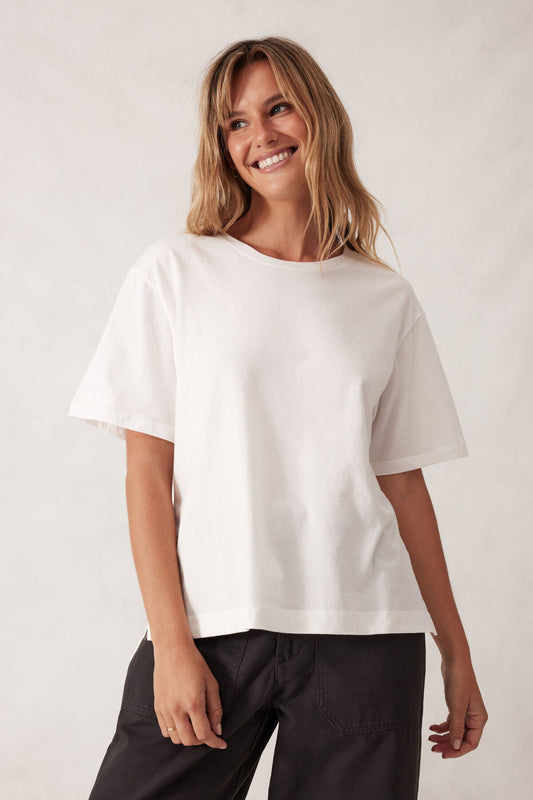 Ceres Stevie Slouchy Tee - vanilla