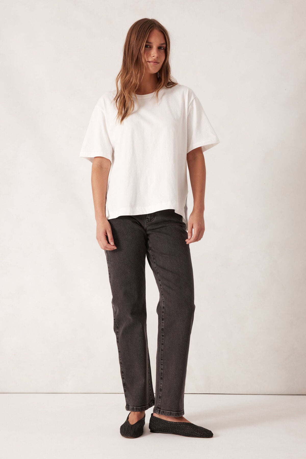 Ceres Stevie Slouchy Tee - vanilla