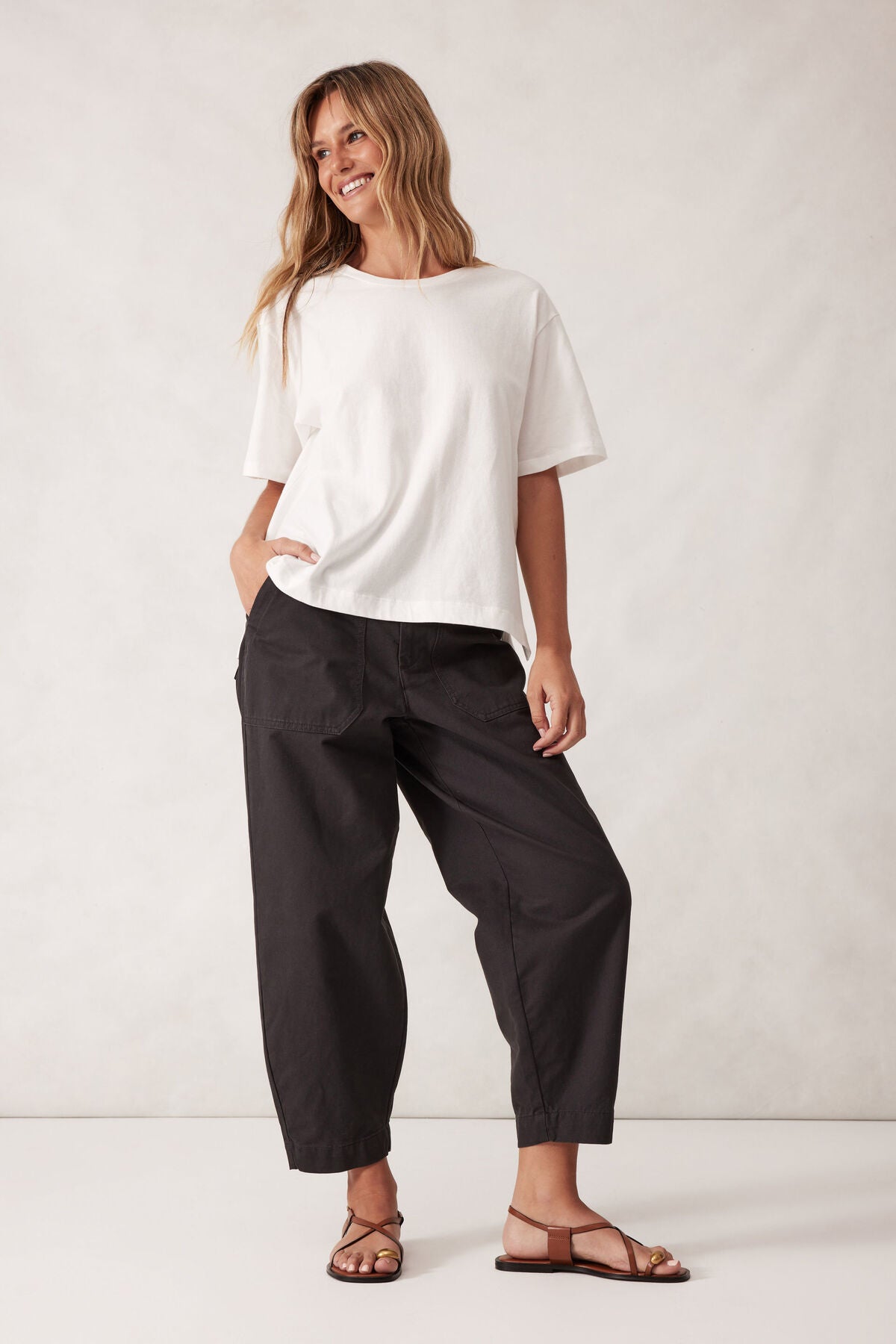 Ceres Stevie Slouchy Tee - vanilla
