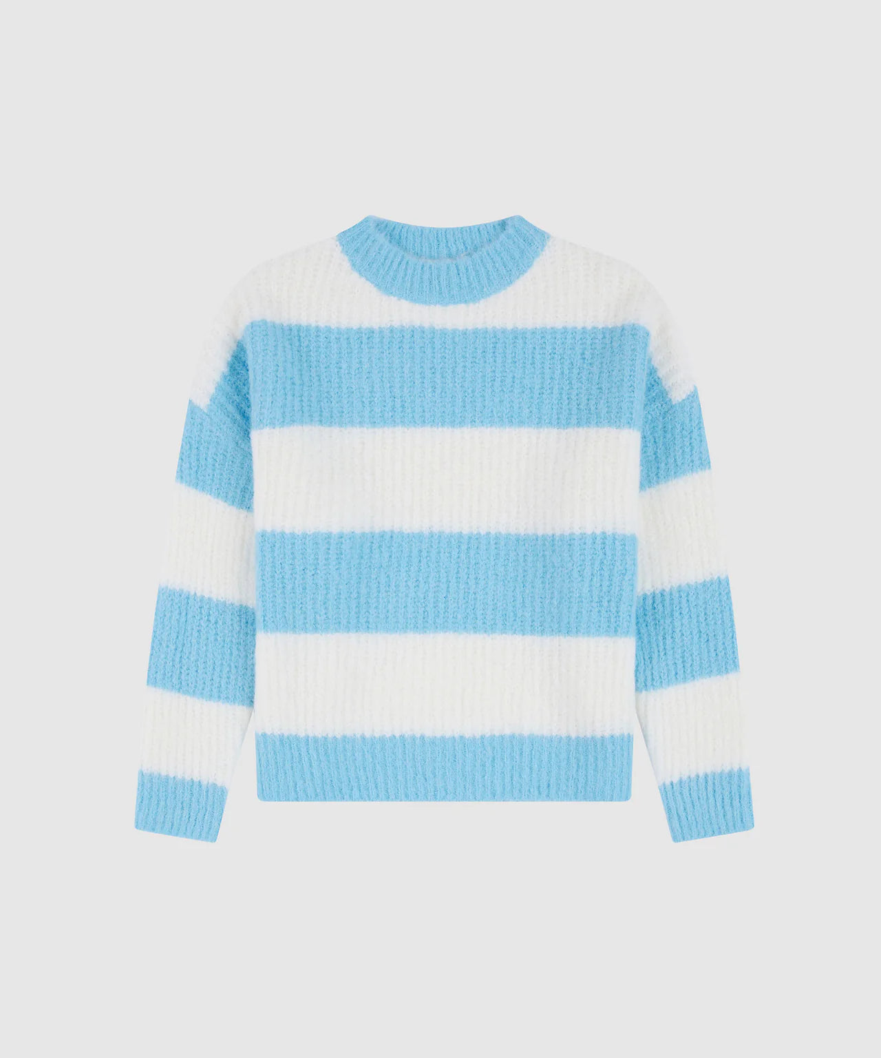 Holiday Shop Striped Knit Jumper - blue/white