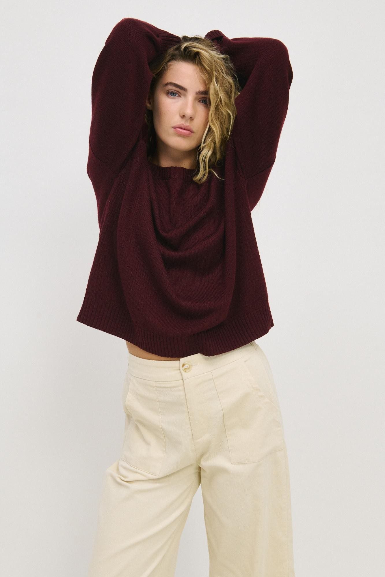 Little Lies Corduroy Pants - vanilla