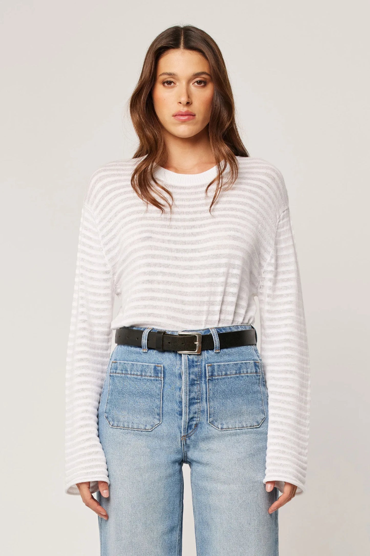 Rolla’s Edgar Longsleeve Tee - vintage white