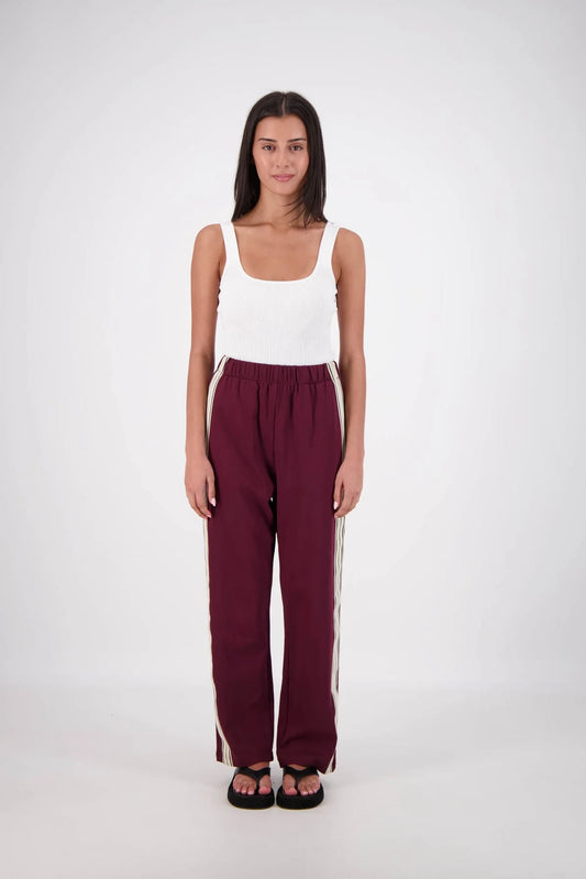Jasmine Alexa Panarea Trackpant- plum