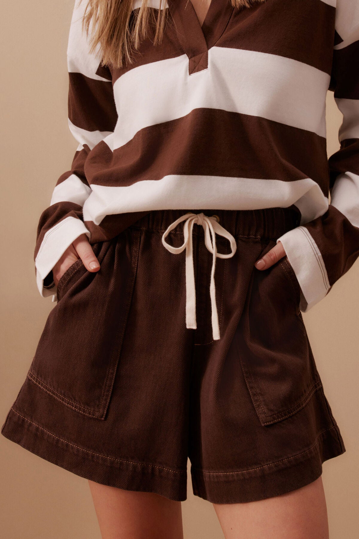 Ceres Darcy Relaxed Every Day Short - chocolate