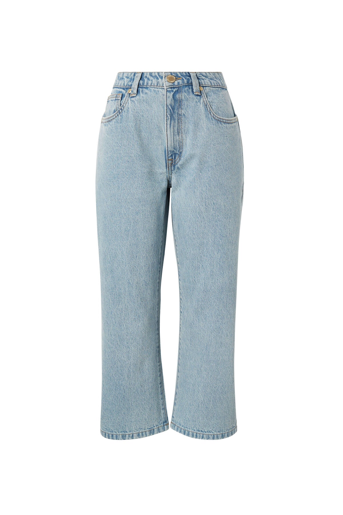 Ceres Life Crop Frenchie Jean - vintage blue