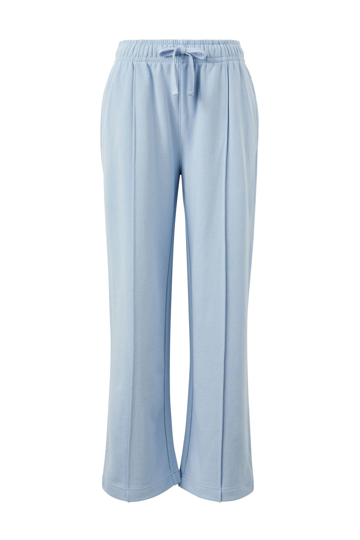 Ceres Gracie Relaxed Pin Tuck Track Pant - chalk blue