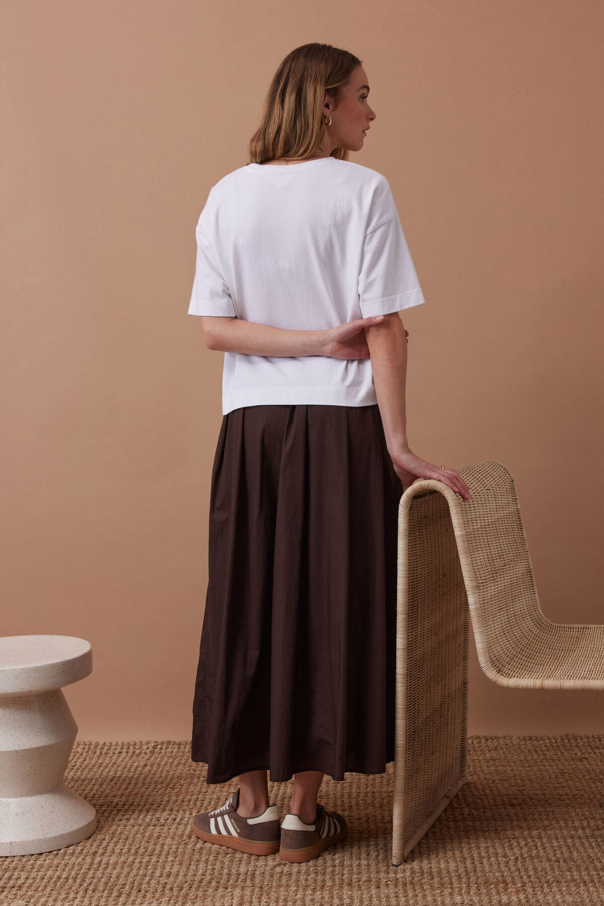 Ceres Florence Maxi Skirt - chocolate