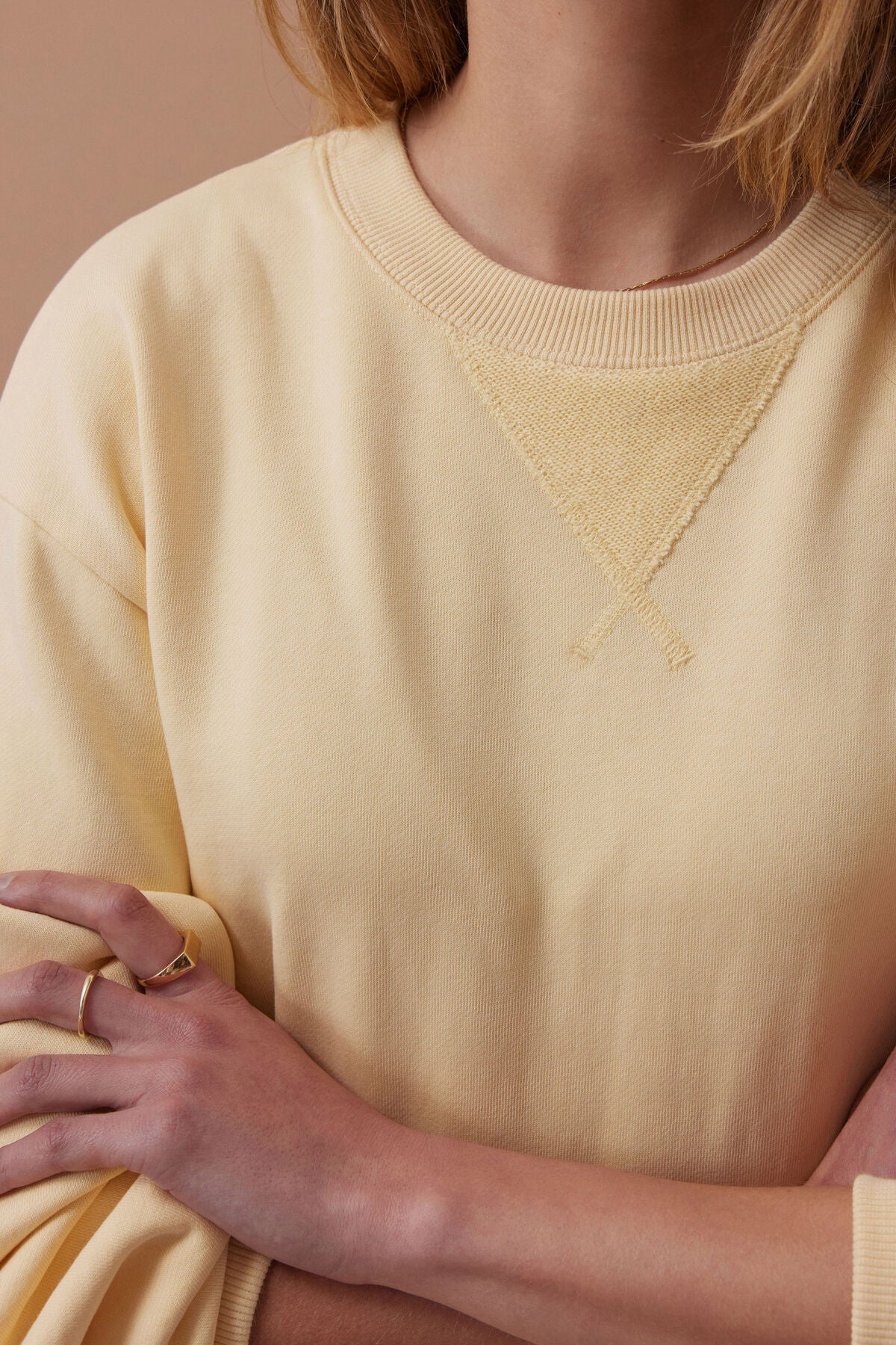 Ceres Ruby Reverse Panel Crew - sunny yellow