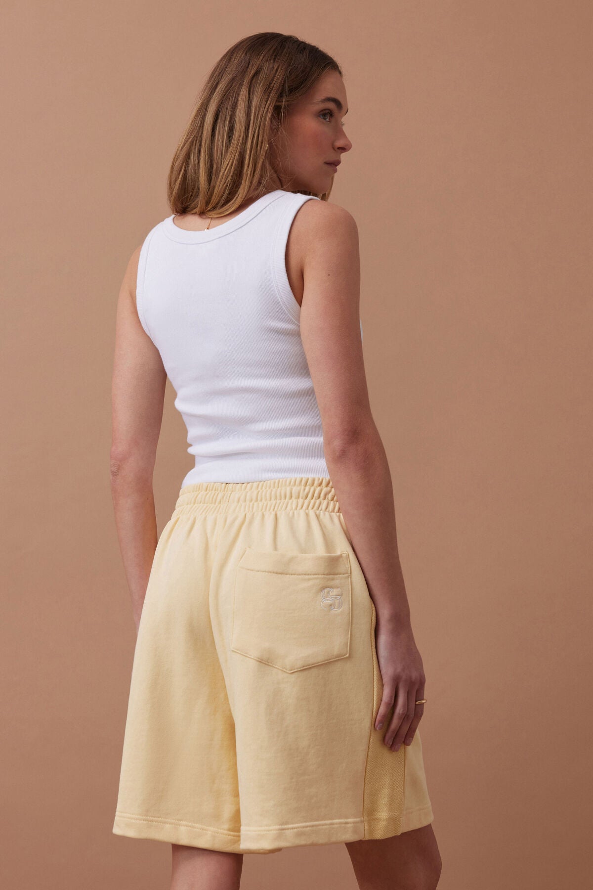 Ceres Lulu Reverse Panel Short - sunny yellow