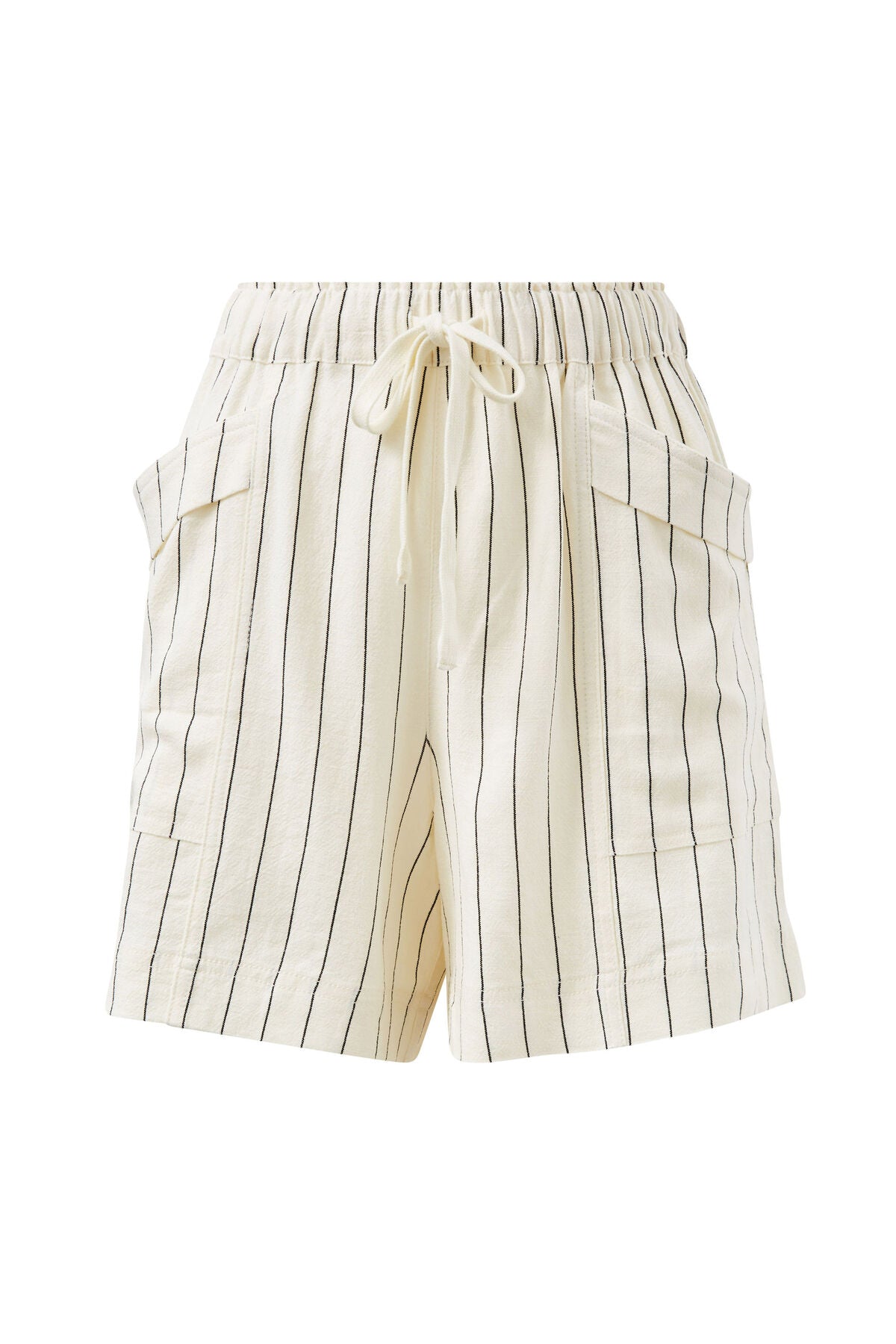 Ceres Life Paneled Pull On Short - pinstripe