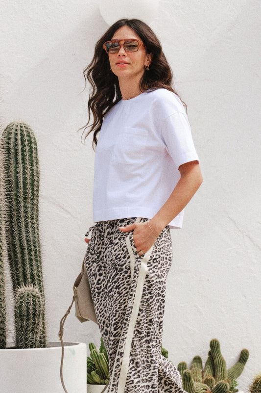 Ceres Life Boa Boxy Pocket Tee - white