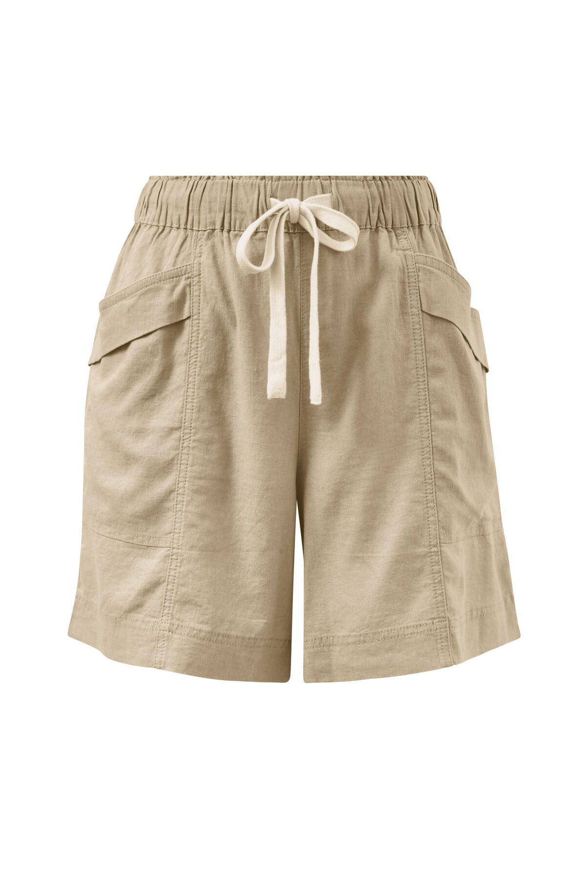 Ceres Life Panelled Pull On Short - olive