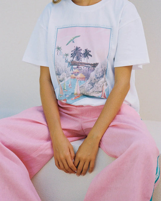 Walnut Melbourne Lisbon Tee - Aloha