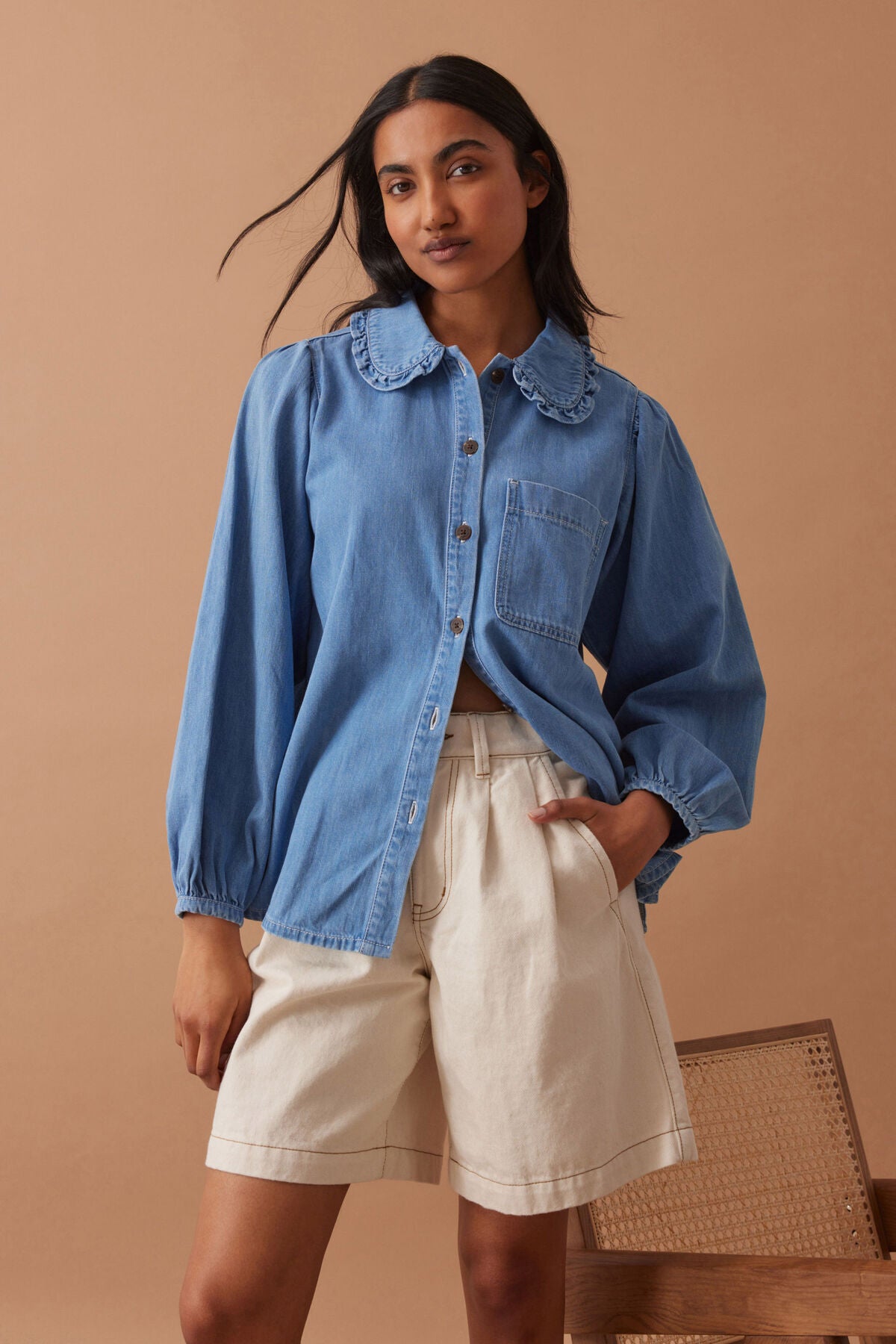 Ceres Savannah Denim Shirt - vintage blue