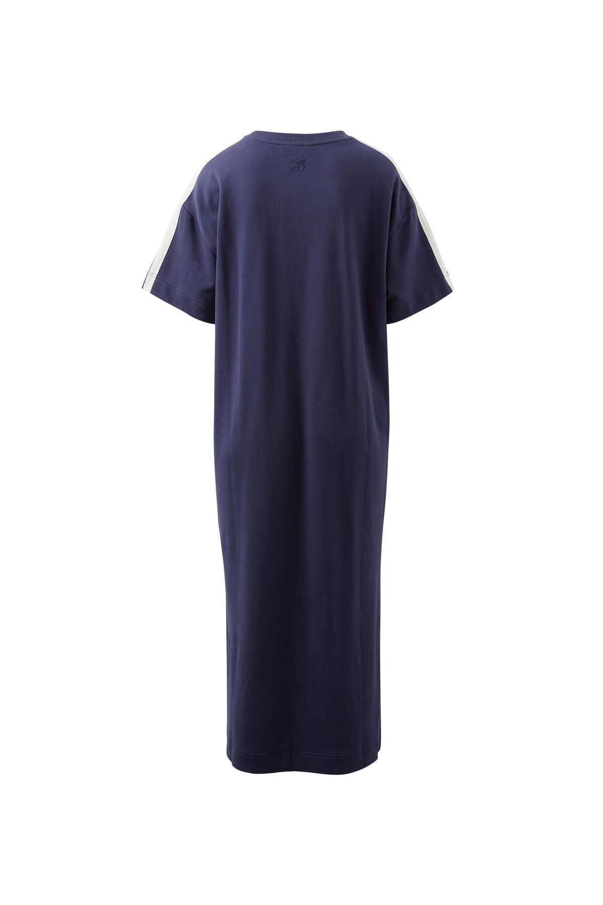 Ceres Charlotte Midi Terry Dress - new navy side stripe