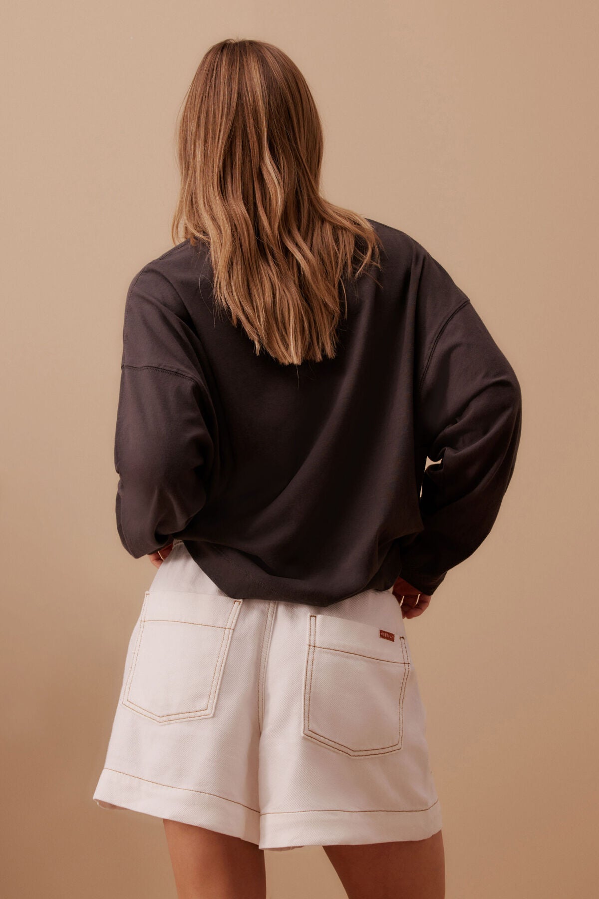 Ceres Life Darcy Everyday Short - ecru twill