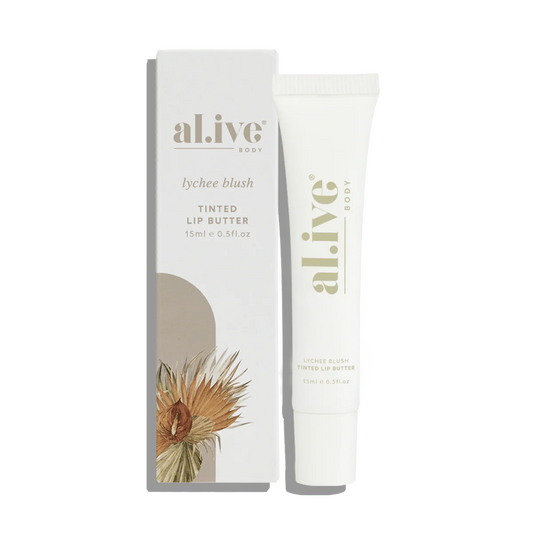 Alive Body Tinted Lip Butter - Lychee Blush